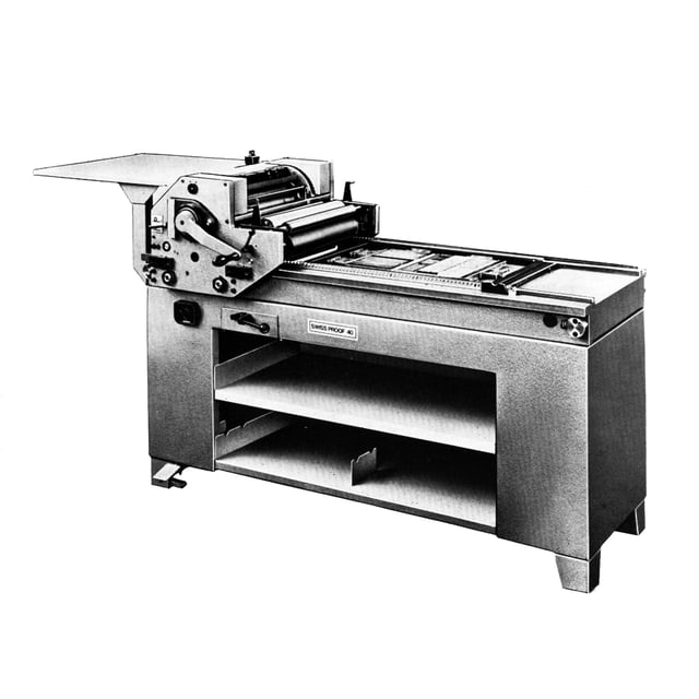 SP40 with power driven inking system.