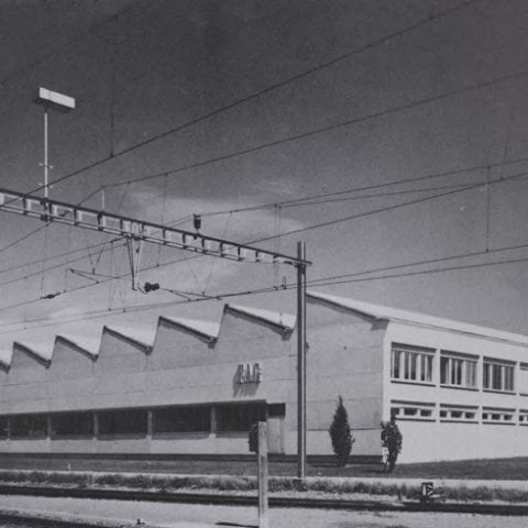 FAG facilities in Avenches, Switzerland in the late 1960ies.